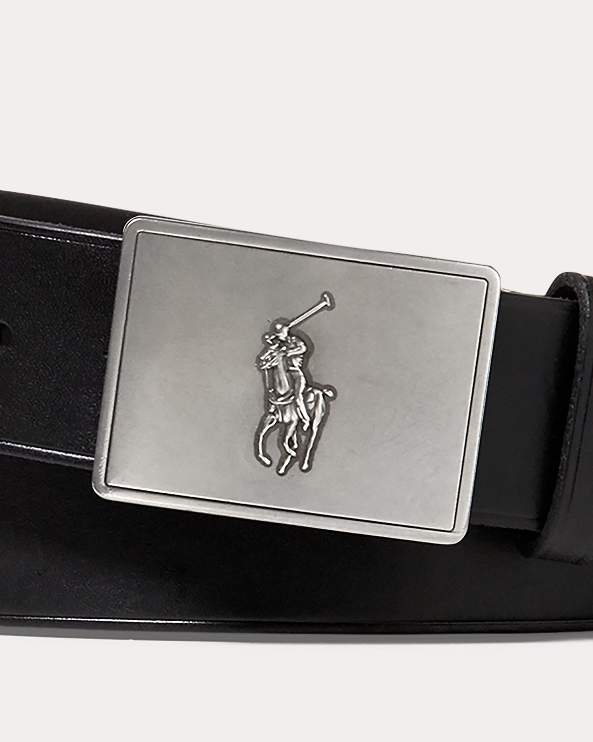 Polo Ralph Lauren Pony Plaque Leather Belt