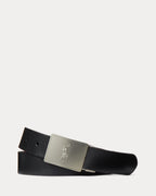 Polo Ralph Lauren Reversible Leather Belt Gift Set - Black/Saddle