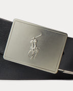 Polo Ralph Lauren Reversible Leather Belt Gift Set - Black/Saddle