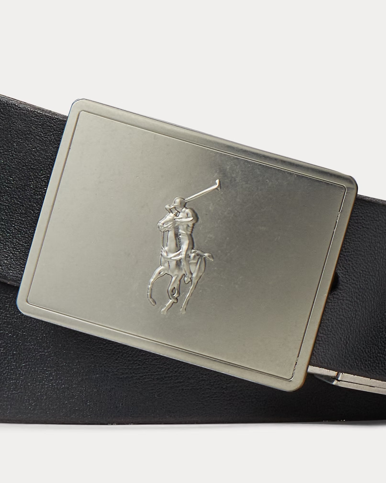 Polo Ralph Lauren Reversible Leather Belt Gift Set - Black/Saddle