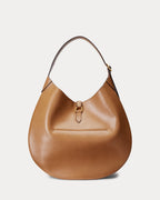 Polo Ralph Lauren Polo ID Calfskin Large Shoulder Bag – Tan