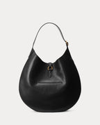 Polo Ralph Lauren Polo ID Calfskin Large Shoulder Bag – Black