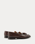 Ralph Lauren Luther Tassel Calfskin Loafer – Luggage Brown - LuxxeCoast