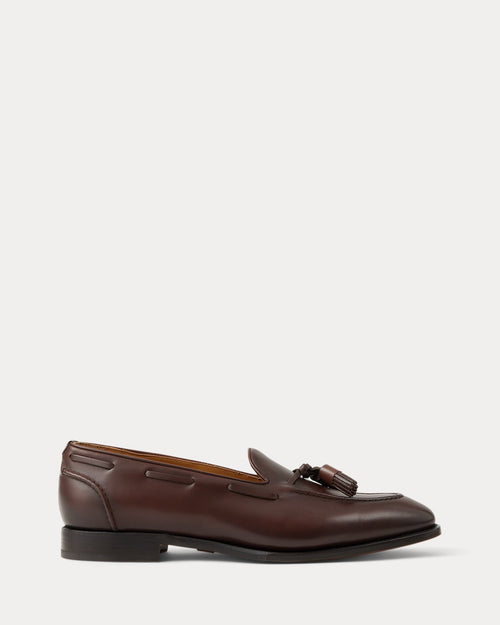 Ralph Lauren Luther Tassel Calfskin Loafer – Luggage Brown - LuxxeCoast