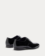 Ralph Lauren Purple Label Paget Patent Calfskin Shoe - Black