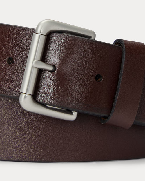 Polo Ralph Lauren Leather Roller-Buckle Belt - Brown