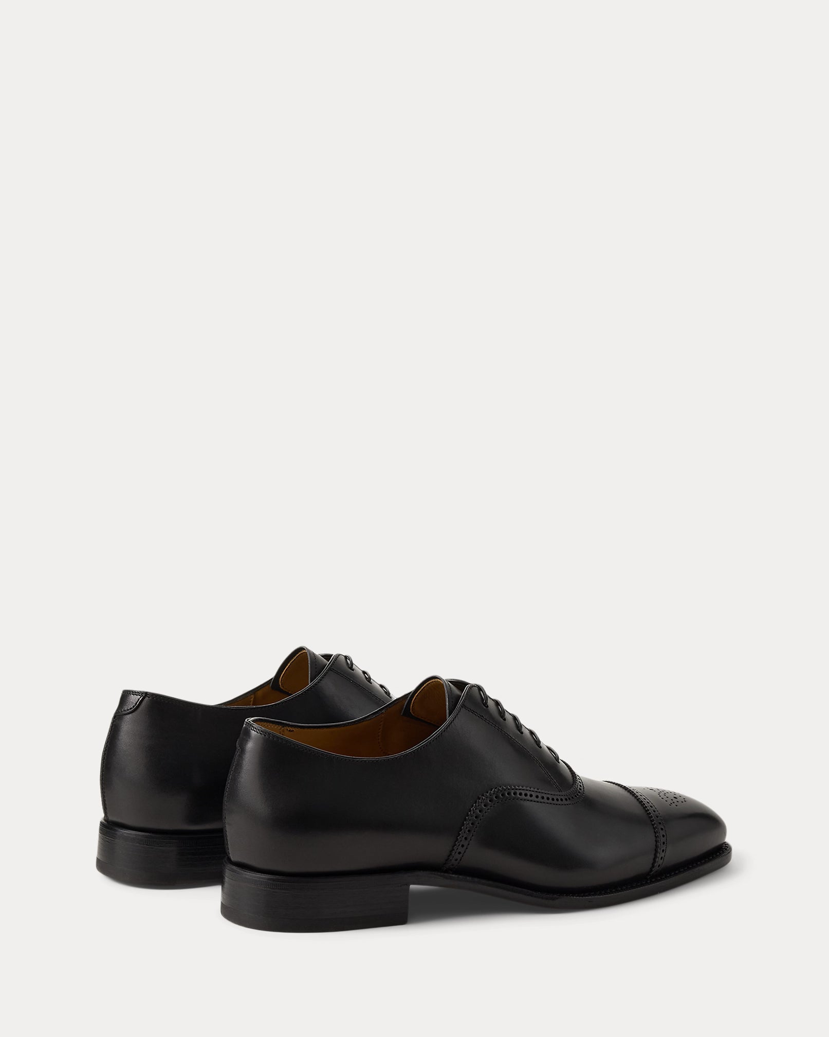 Ralph Lauren Purple Label Denver Calfskin Cap-Toe Shoe