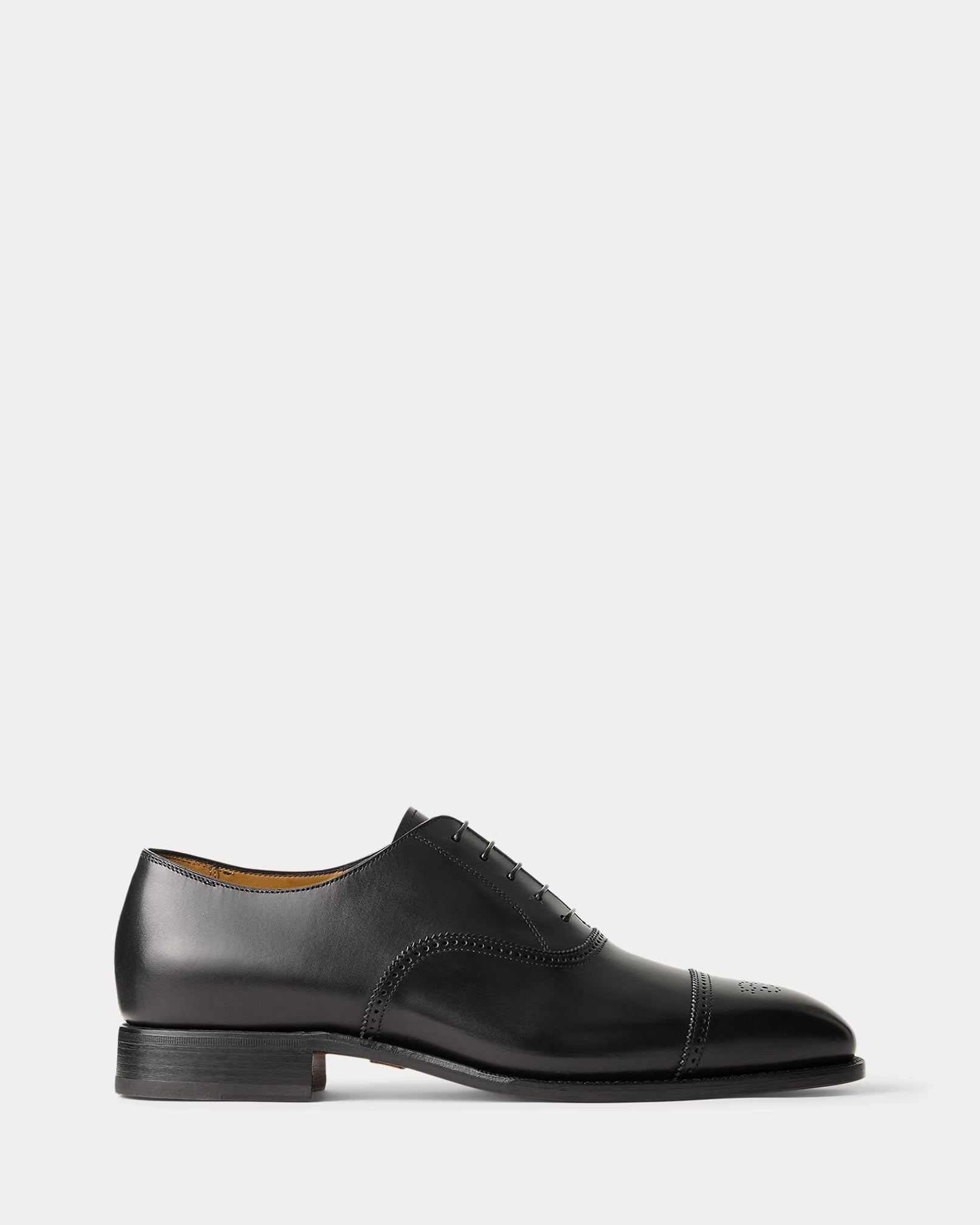 Ralph Lauren Purple Label Denver Calfskin Cap-Toe Shoe