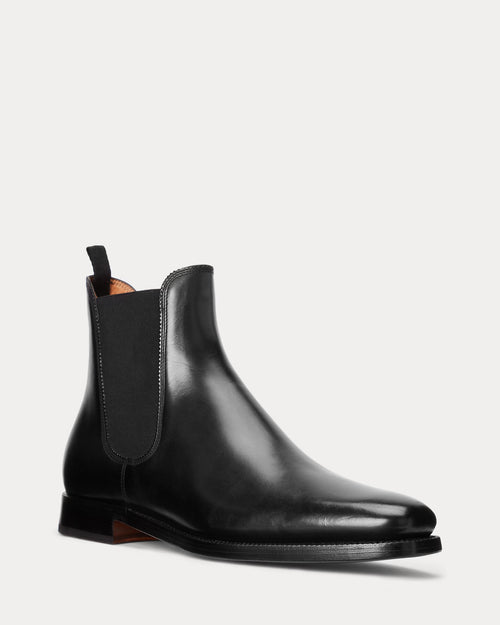 Ralph Lauren Purple Label Penfield Calfskin Chelsea Boot - Black - LuxxeCoast
