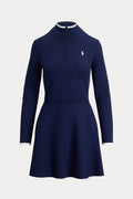 RLX Ralph Lauren Double-Faced Jersey Quarter-Zip Dress