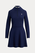 RLX Ralph Lauren Double-Faced Jersey Quarter-Zip Dress