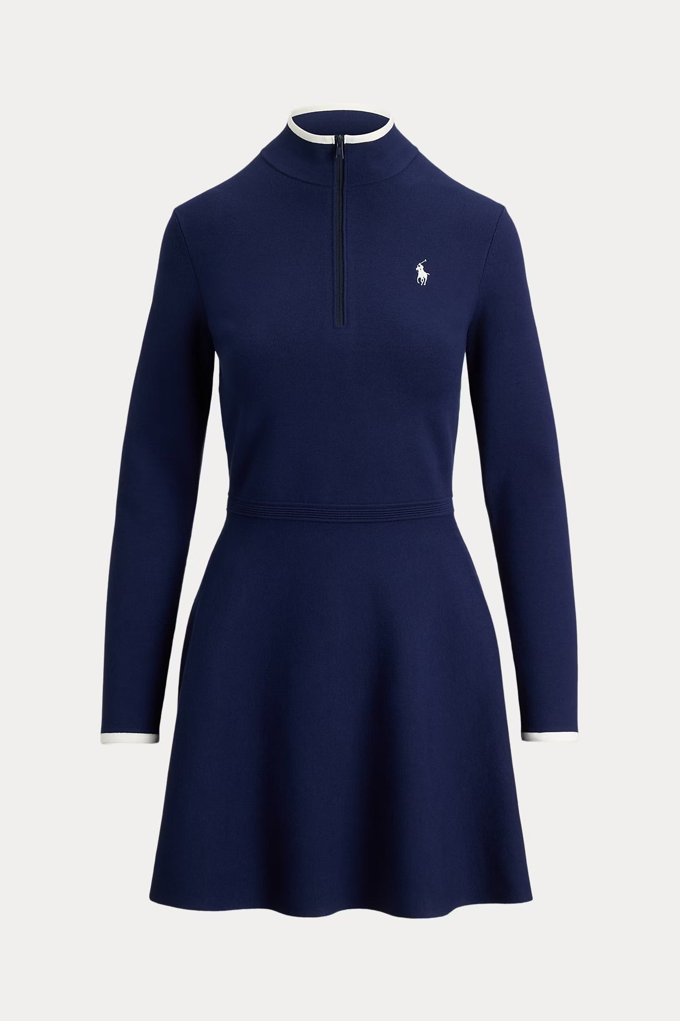 RLX Ralph Lauren Double-Faced Jersey Quarter-Zip Dress