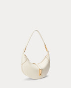 Polo Ralph Lauren Polo ID Leather Mini Shoulder Bag – Ivory