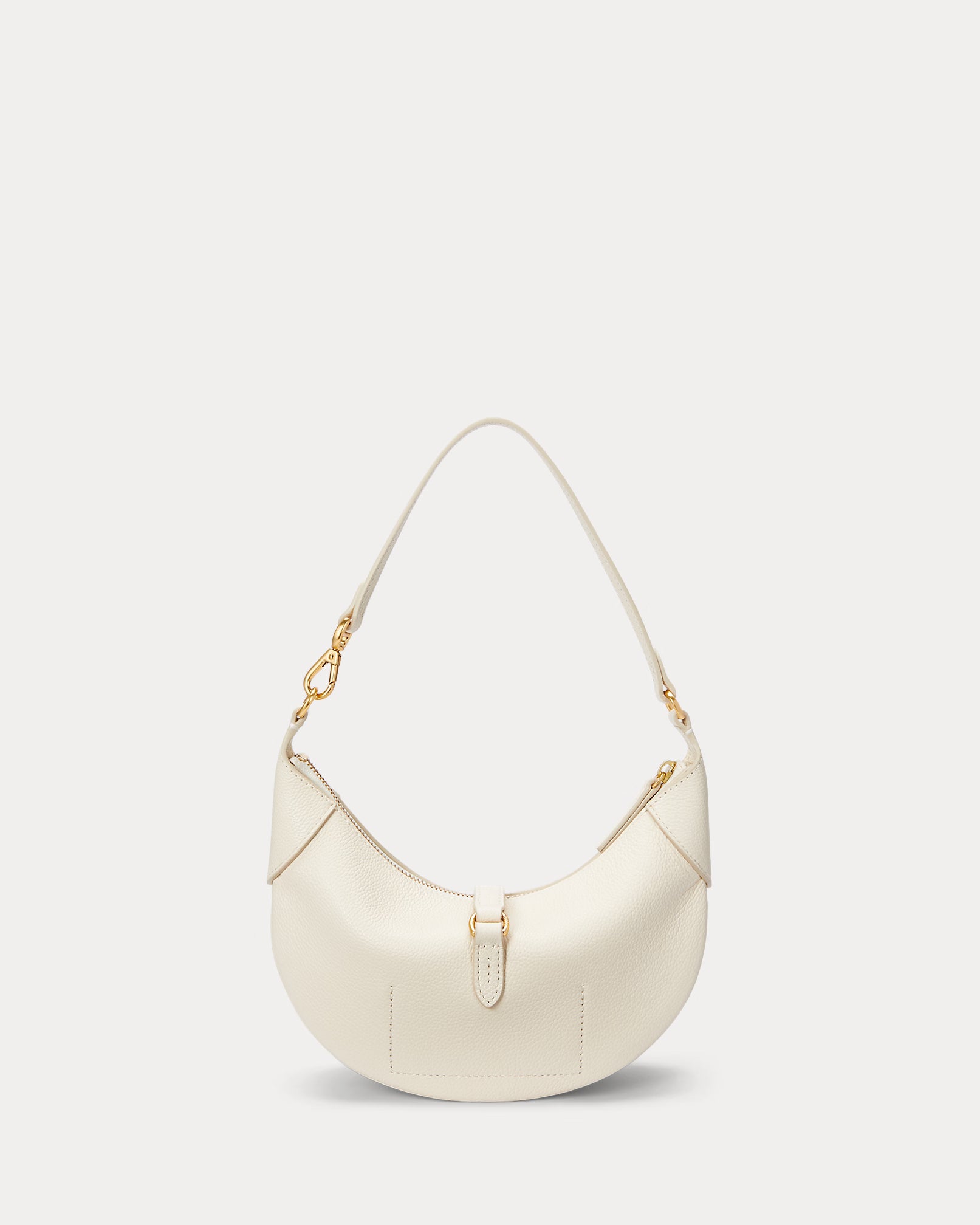 Polo Ralph Lauren Polo ID Leather Mini Shoulder Bag – Ivory