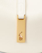 Polo Ralph Lauren Polo ID Leather Mini Shoulder Bag – Ivory