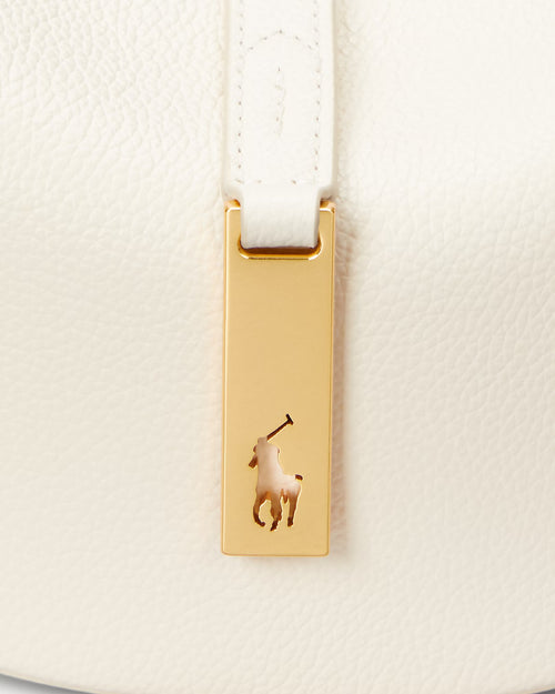 Polo Ralph Lauren Polo ID Leather Mini Shoulder Bag – Ivory