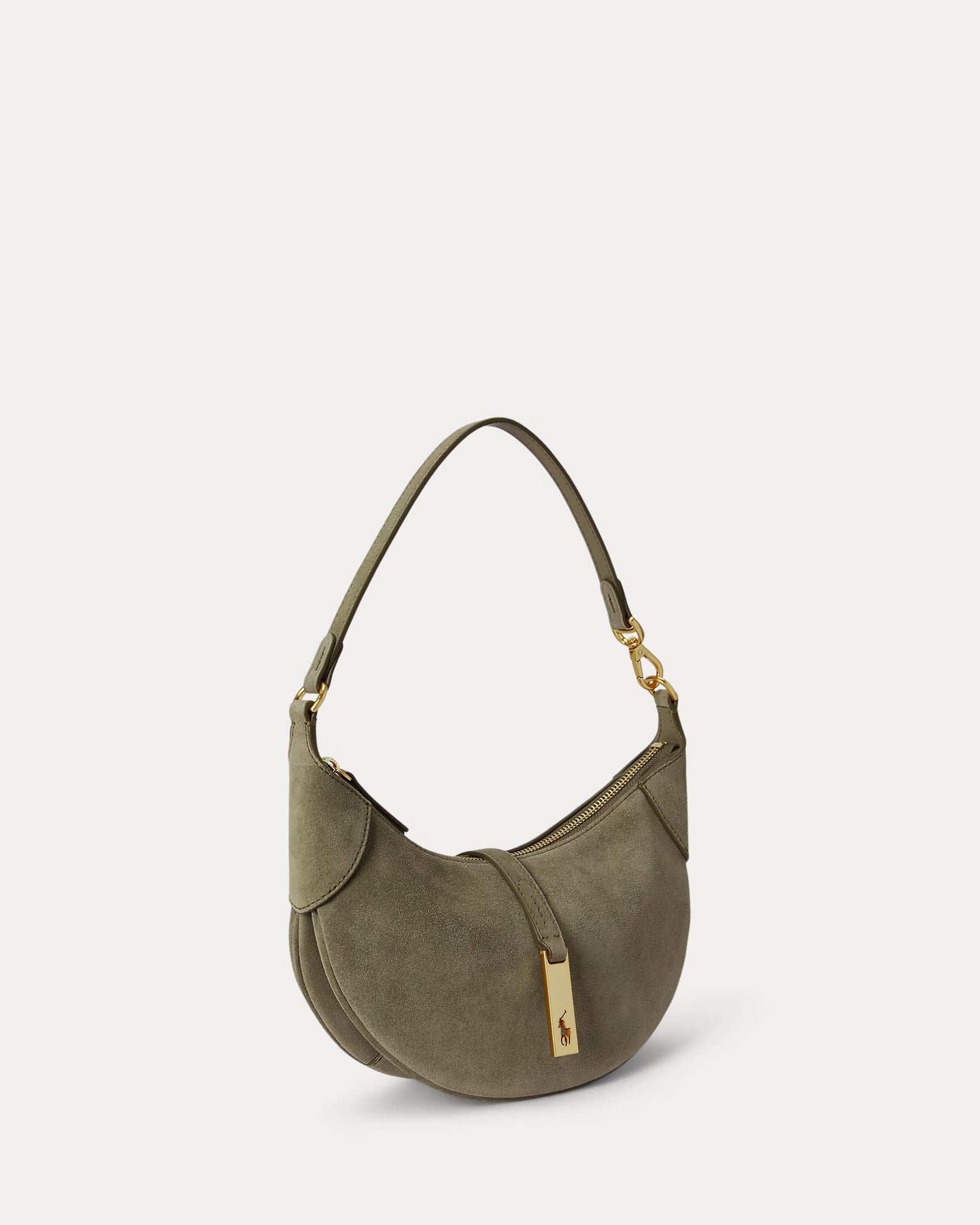 Polo Ralph Lauren Polo ID Mini Suede Shoulder Bag