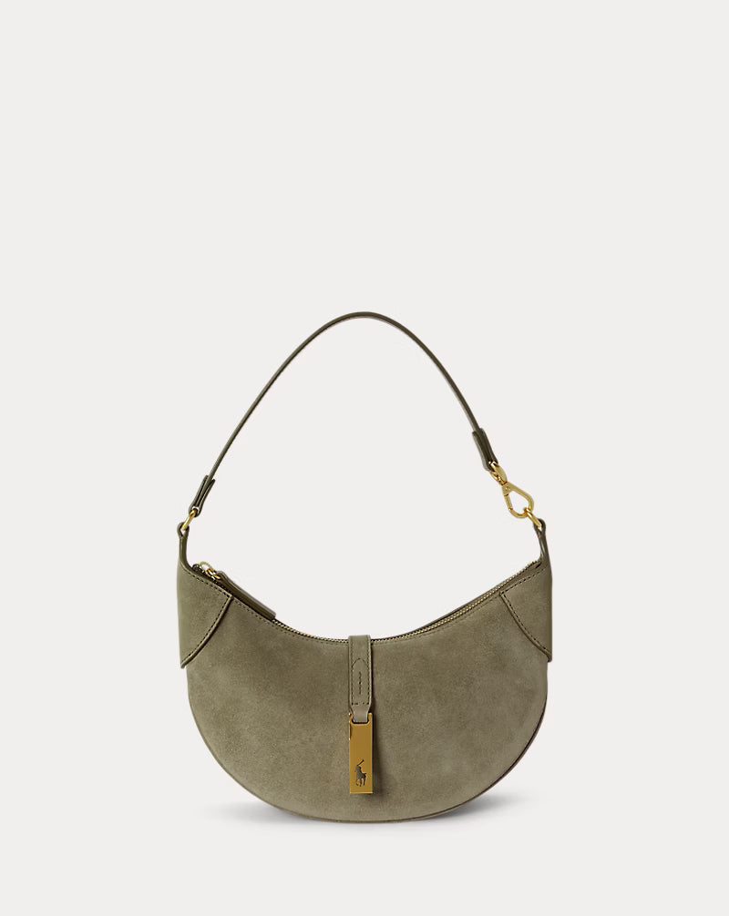 Polo Ralph Lauren Polo ID Mini Suede Shoulder Bag