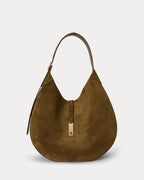 Polo Ralph Lauren Large Suede Polo ID Shoulder Bag – Artichoke