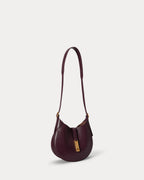 Polo Ralph Lauren Polo ID Leather Small Shoulder Bag – Midnight Merlot