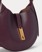 Polo Ralph Lauren Polo ID Leather Small Shoulder Bag – Midnight Merlot