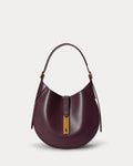 Polo Ralph Lauren Polo ID Leather Small Shoulder Bag – Midnight Merlot