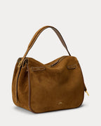 Polo Ralph Lauren Polo ID Suede Satchel – Cinnamon/Cuoio