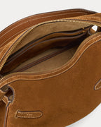 Polo Ralph Lauren Polo ID Suede Satchel – Cinnamon/Cuoio