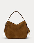 Polo Ralph Lauren Polo ID Suede Satchel – Cinnamon/Cuoio