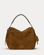 Polo Ralph Lauren Polo ID Suede Satchel – Cinnamon/Cuoio