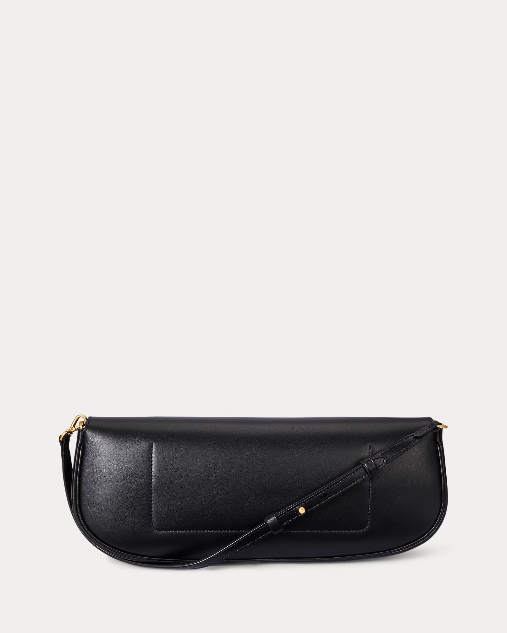 Polo Ralph Lauren Bellport Leather Long-Flap Clutch – Black