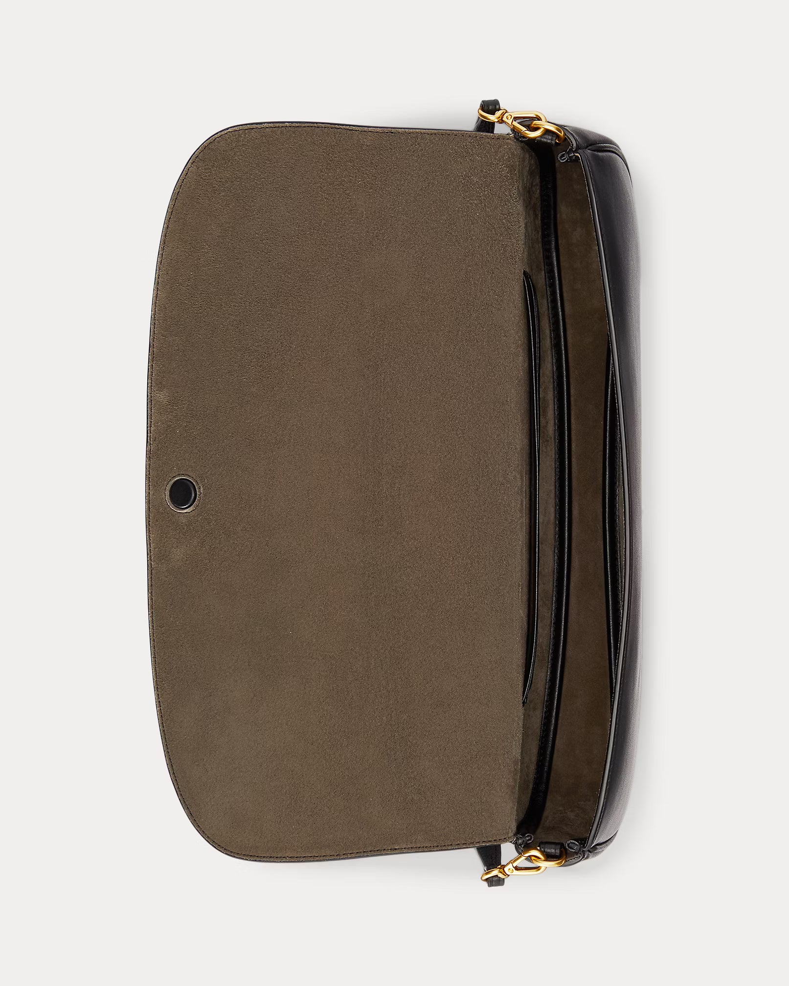 Polo Ralph Lauren Bellport Leather Long-Flap Clutch – Black