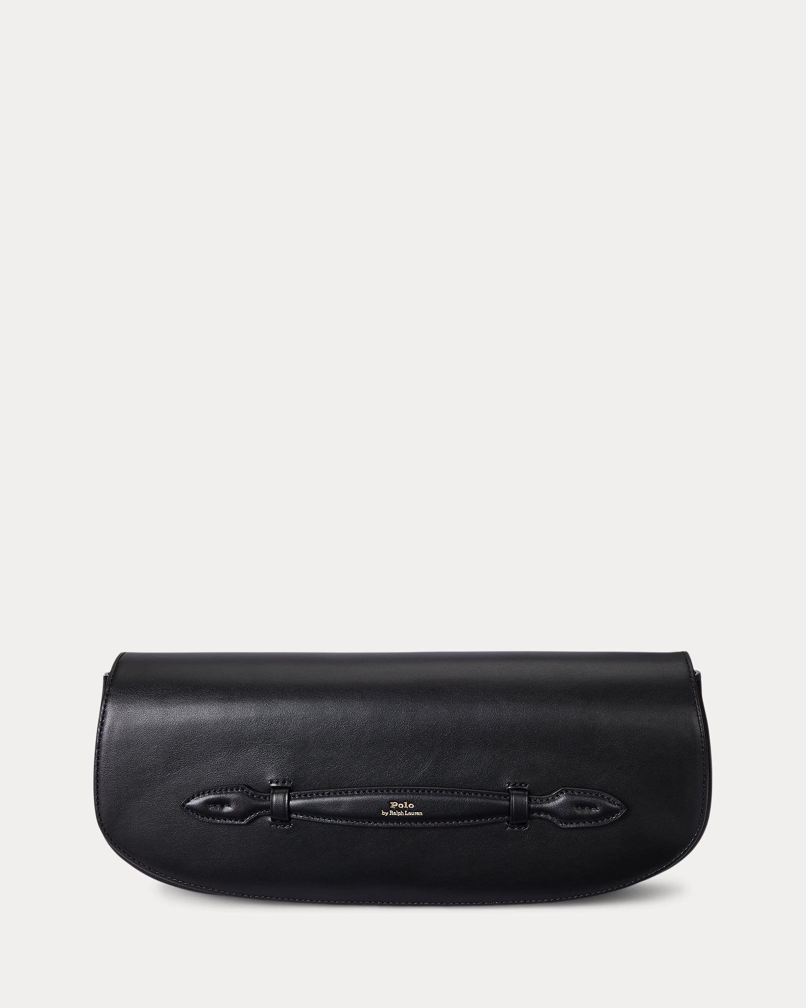 Polo Ralph Lauren Bellport Leather Long-Flap Clutch – Black