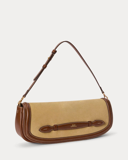 Polo Ralph Lauren Bellport Suede Long-Flap Clutch – Biscotti/Cuoio