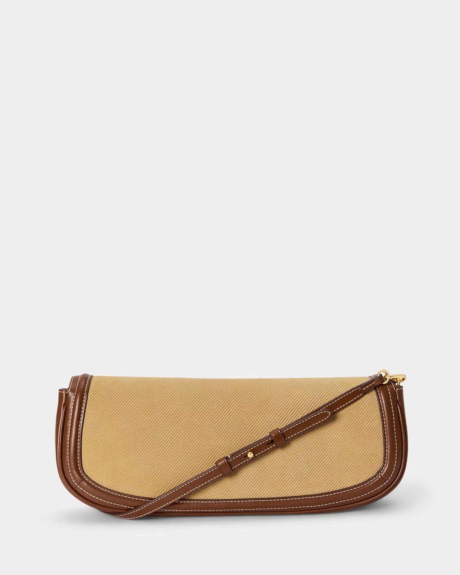 Polo Ralph Lauren Bellport Suede Long-Flap Clutch – Biscotti/Cuoio