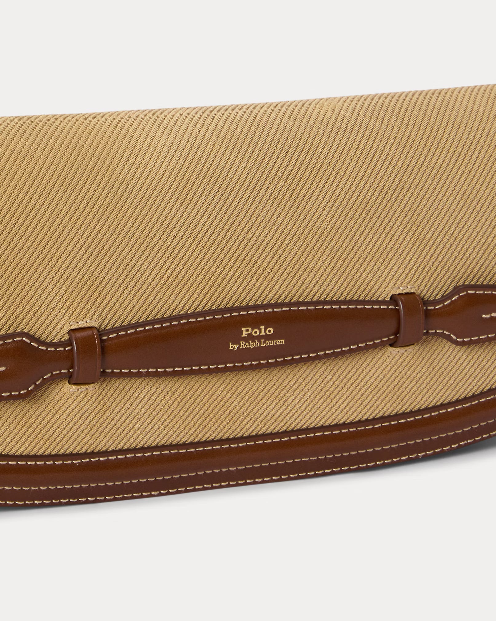 Polo Ralph Lauren Bellport Suede Long-Flap Clutch – Biscotti/Cuoio