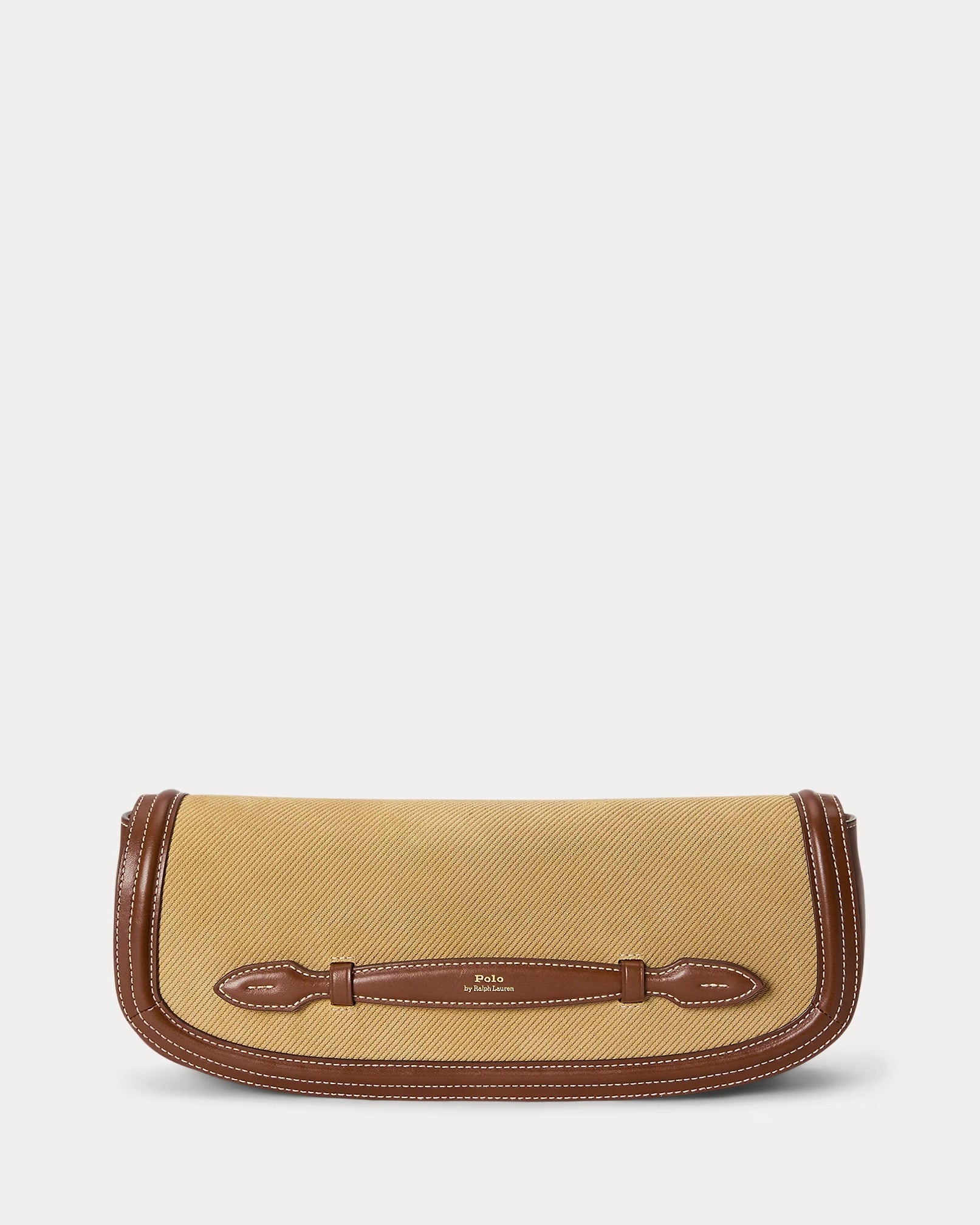 Polo Ralph Lauren Bellport Suede Long-Flap Clutch – Biscotti/Cuoio