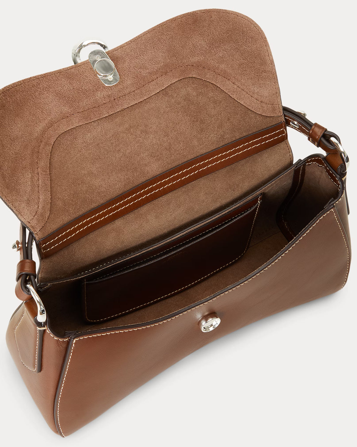 Polo Ralph Lauren Polo Blaze Leather Top Handle Bag
