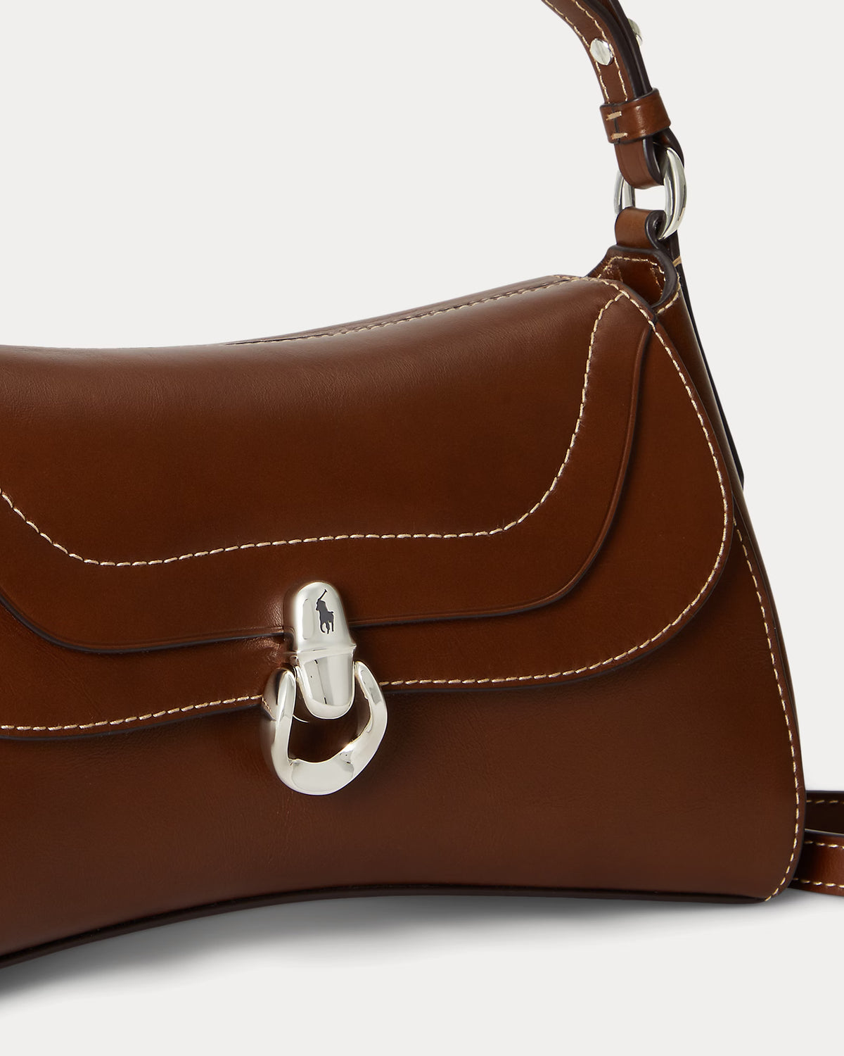 Polo Ralph Lauren Polo Blaze Leather Top Handle Bag