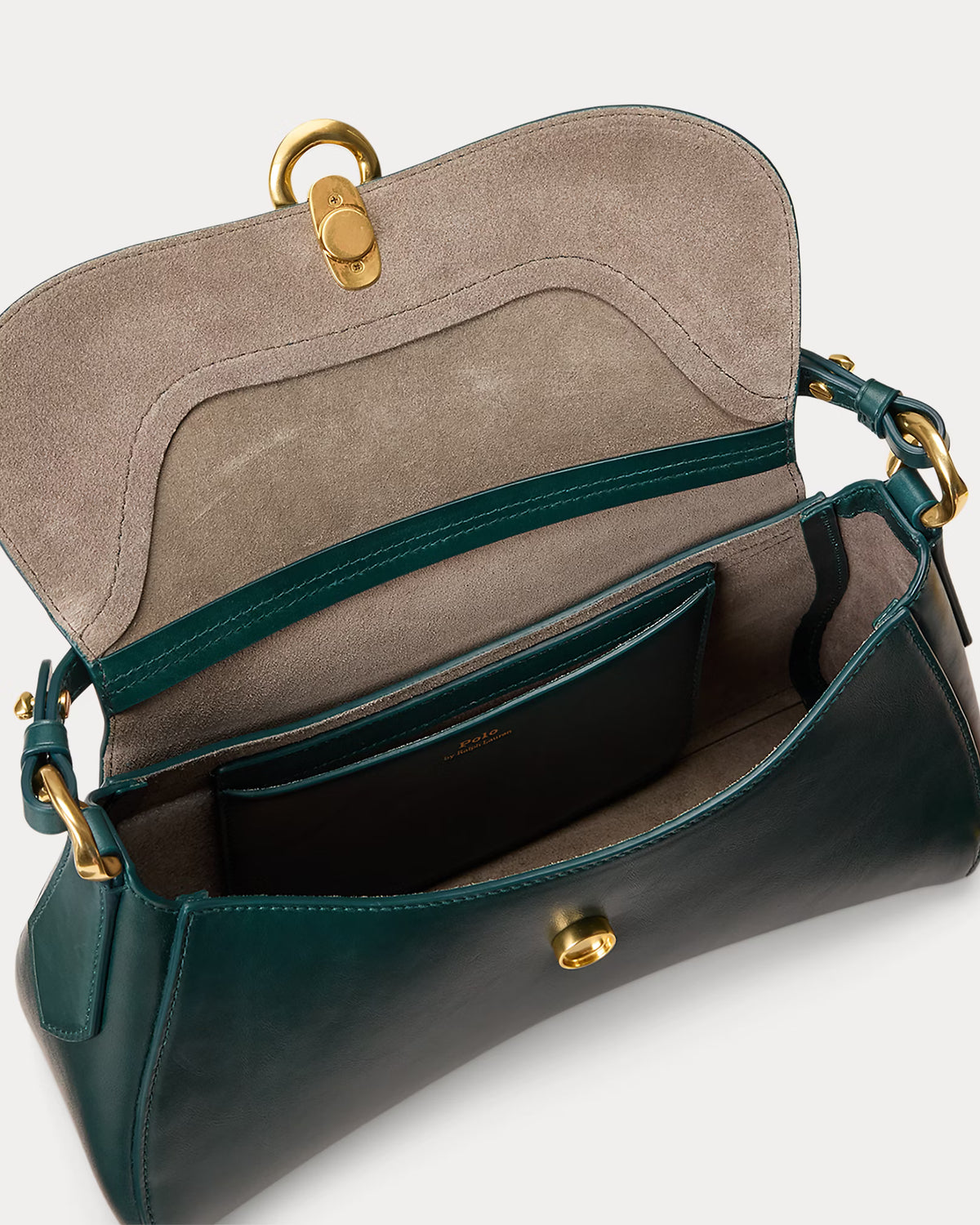 Polo Ralph Lauren Polo Blaze Leather Top Handle Bag