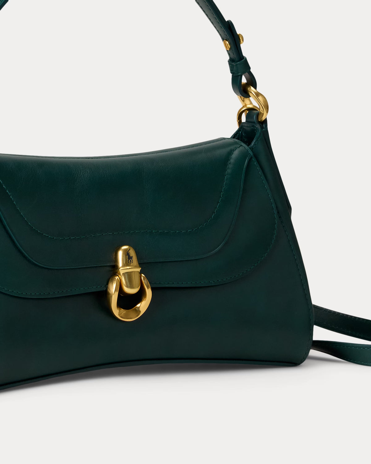 Polo Ralph Lauren Polo Blaze Leather Top Handle Bag