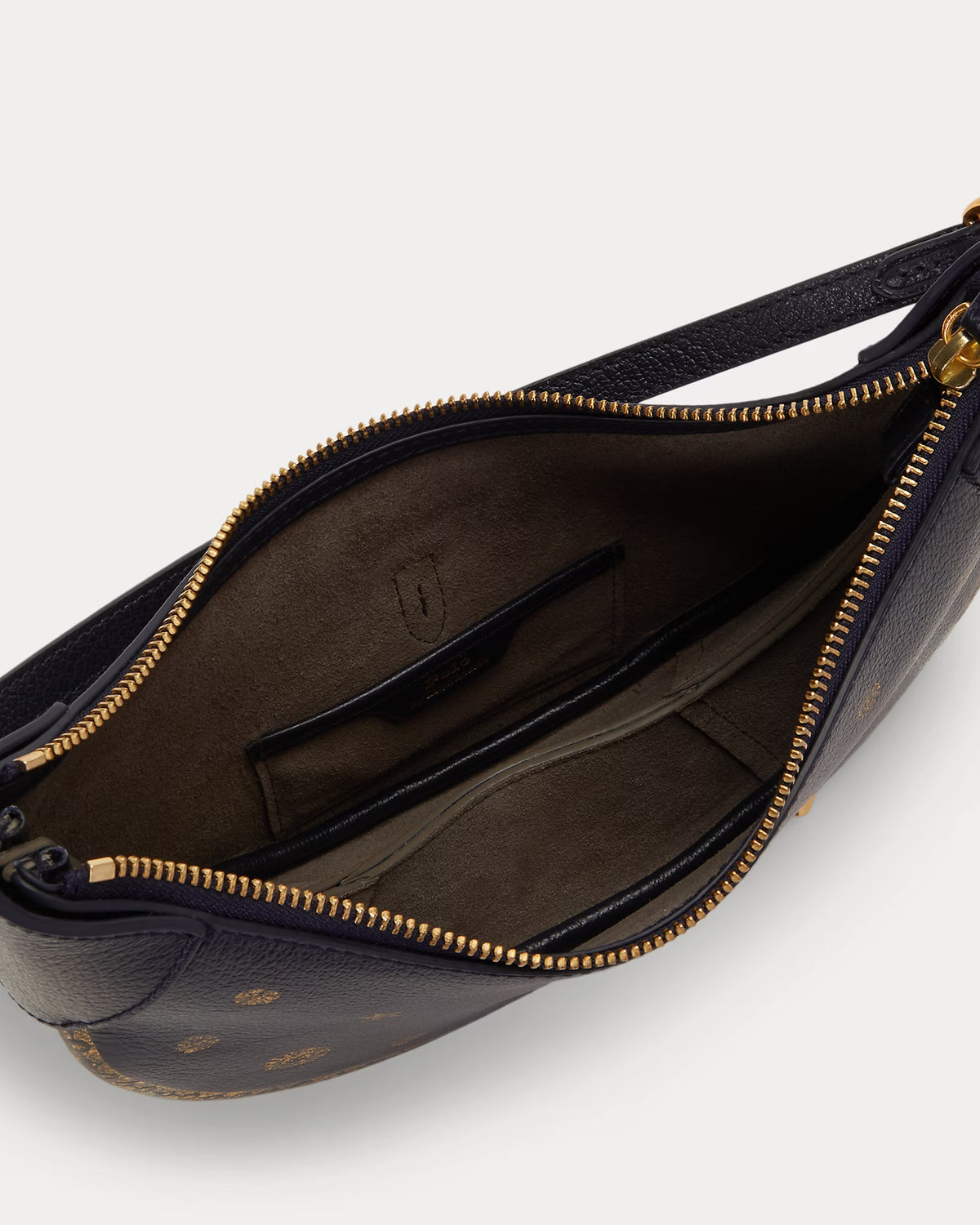 Polo Ralph Lauren Mini Polo ID Leather Shoulder Bag