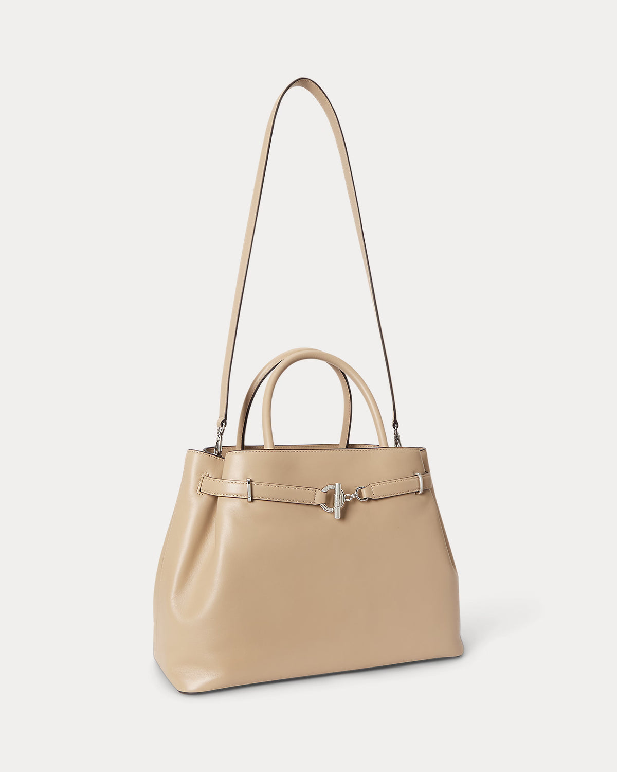 Lauren Ralph Lauren Leather Large Blaike Satchel