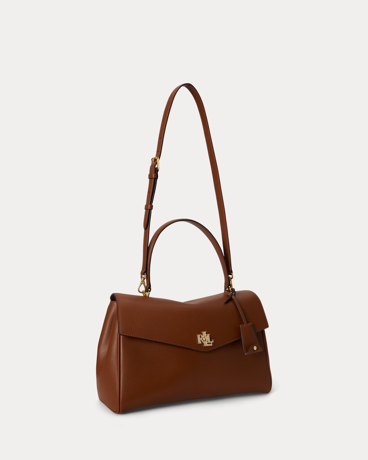 Lauren Ralph Lauren Nappa Leather Medium Farrah Soft Satchel