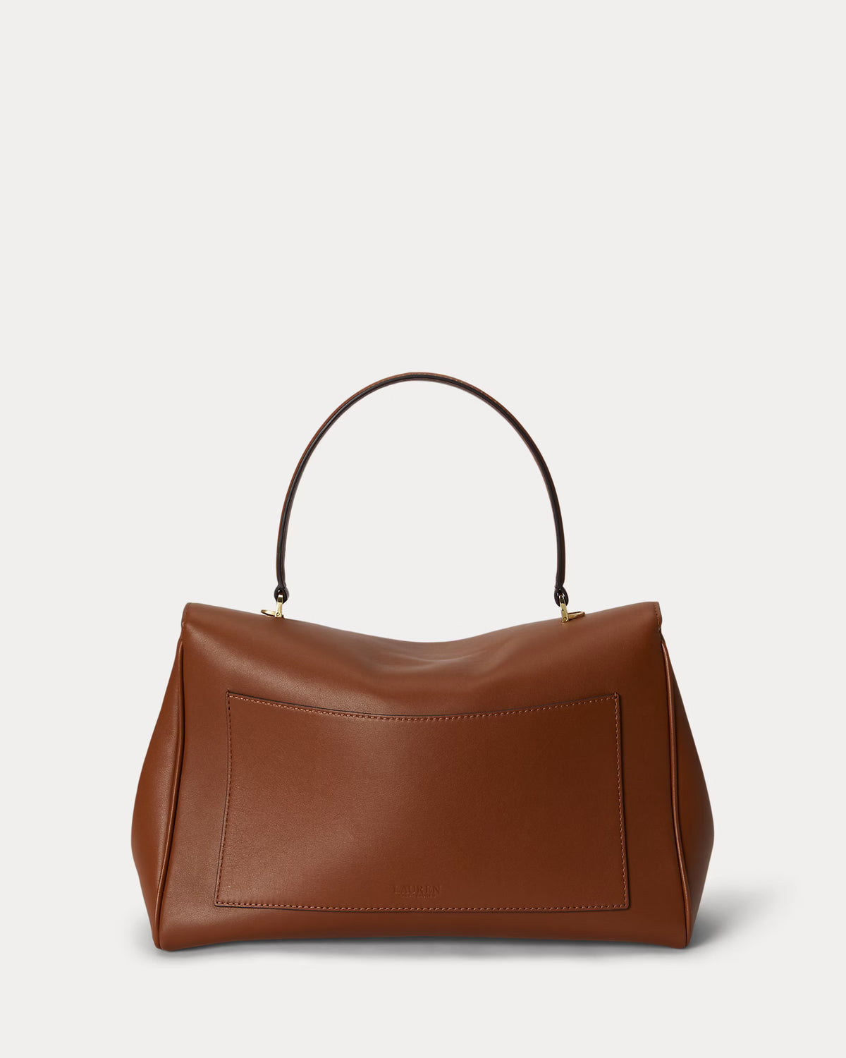 Lauren Ralph Lauren Nappa Leather Medium Farrah Soft Satchel