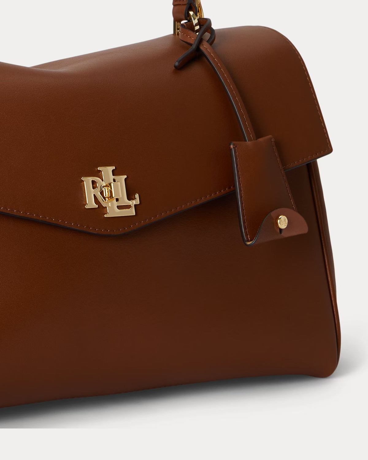 Lauren Ralph Lauren Nappa Leather Medium Farrah Soft Satchel