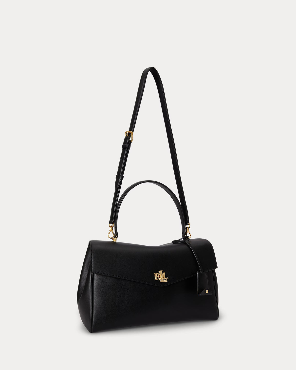 Lauren Ralph Lauren Nappa Leather Medium Farrah Soft Satchel