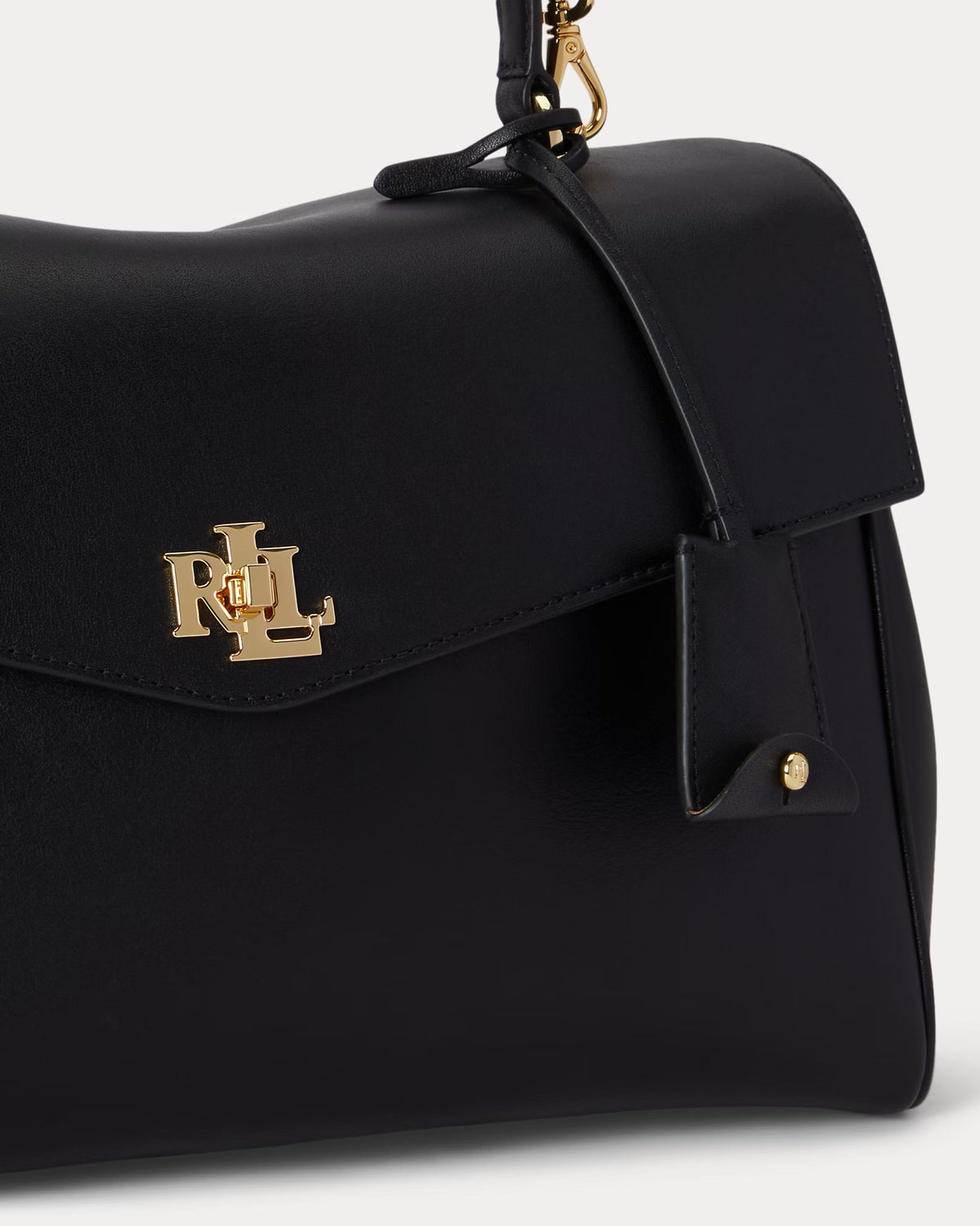 Lauren Ralph Lauren Nappa Leather Medium Farrah Soft Satchel