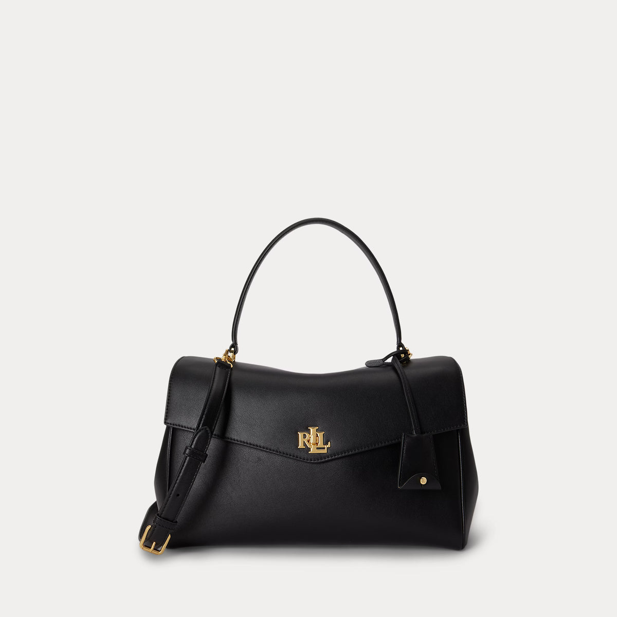 Lauren Ralph Lauren Nappa Leather Medium Farrah Soft Satchel