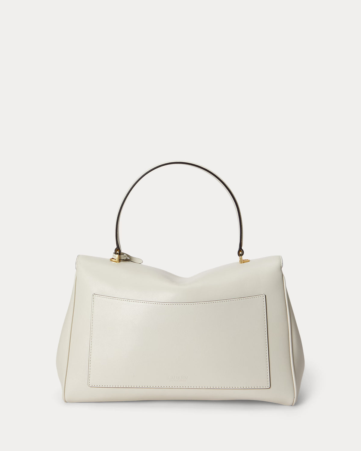 Lauren Ralph Lauren Nappa Leather Medium Farrah Soft Satchel